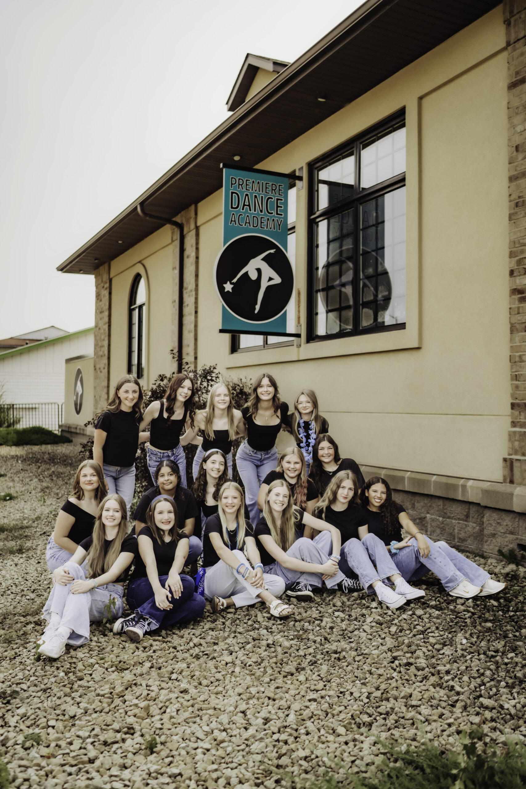 Dancers rehearsal moment